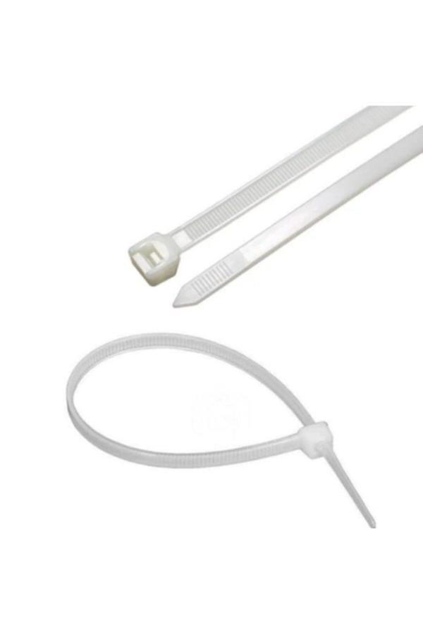 Zenith 2,5 X 100Mm Beyaz Kablo Bağı & Plastik Cırt Kelepçe Paket (100Adet) - Image 1