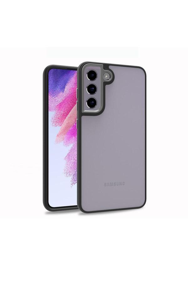 Kılıftech Galaxy S21 Fe Uyumlu Zore Flora Kılıf-Siyah - Image 1