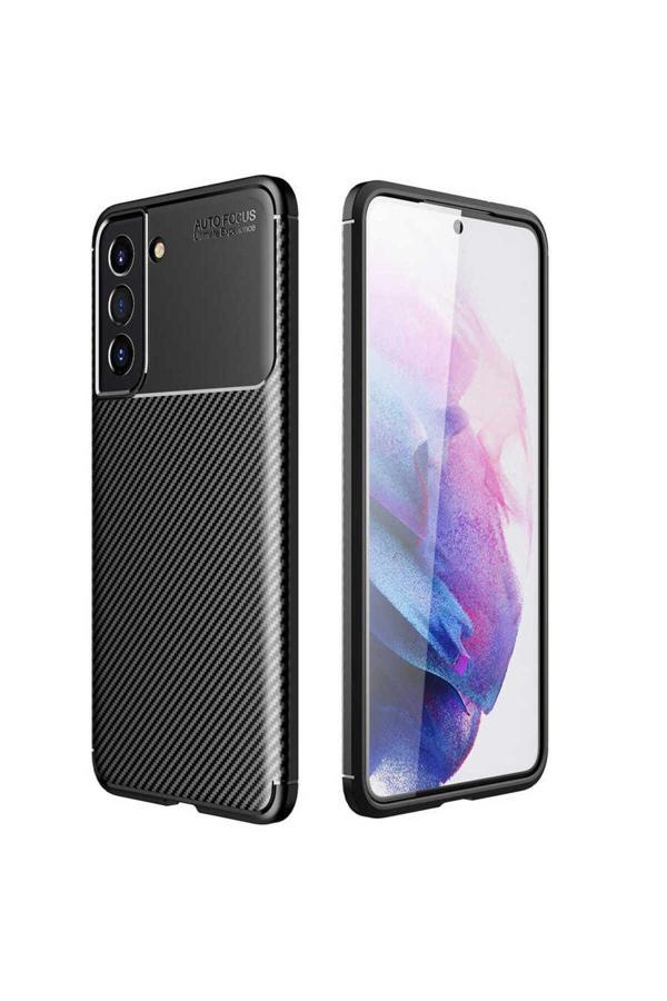 Kılıftech Galaxy S21 Fe Uyumlu Zore Negro Silikon Kılıf-Siyah - Image 1