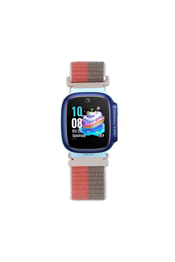 Zore Huawei Watch Gt5 41Mm Krd-03 18Mm Çocuklara Özel Hasır Kordon - Kırmızı-Kahverengi - Image 1