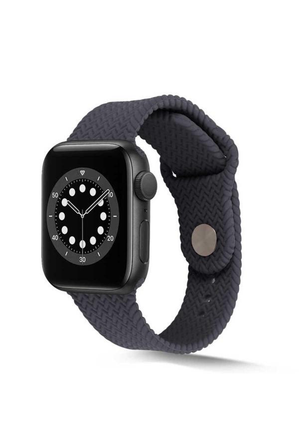 Kılıftech Watch 44Mm Krd-37 Uyumlu Zore Kordon-Gri - Image 1