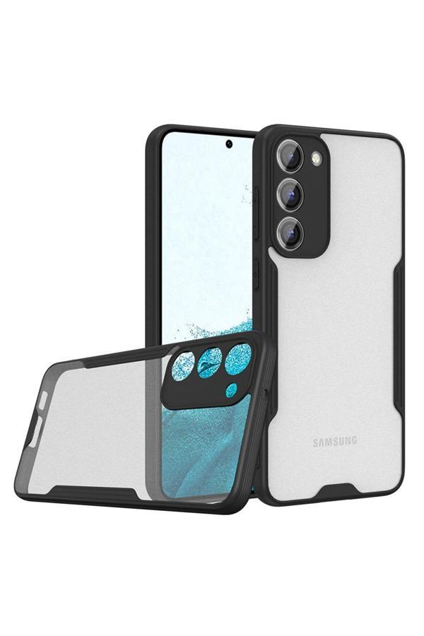 Kılıftech Galaxy S23 Plus Uyumlu Zore Parfe Kılıf-Siyah - Image 1