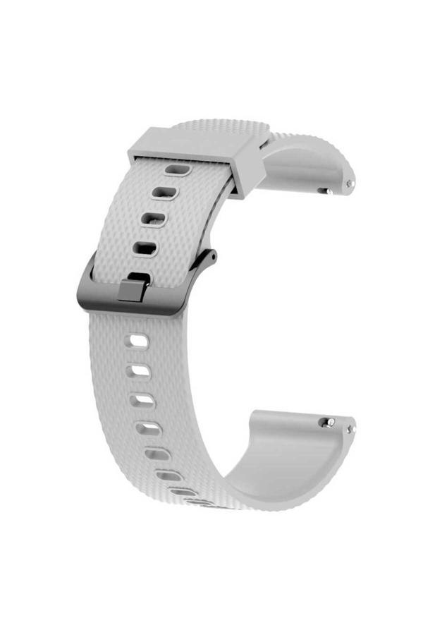 Kılıftech Galaxy Watch Active 2 44Mm Krd-46 20Mm Uyumlu Zore Kordon-Gri - Image 1
