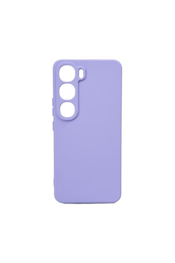 Atlas Vivo V40 Lite Uyumlu Kılıf Zore Biye Silikon-Lila - Image 1