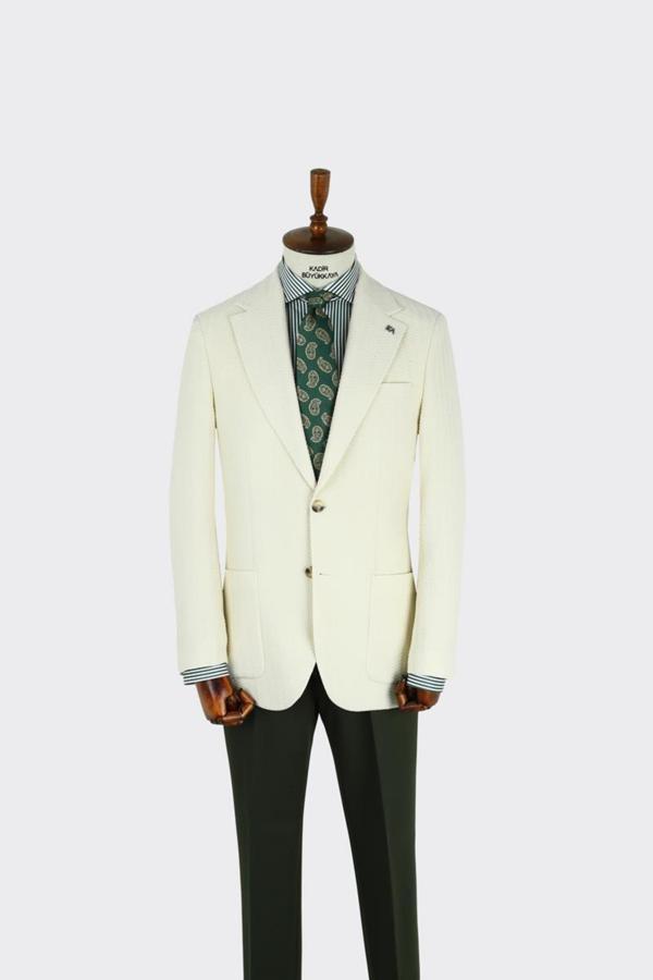 Kırlangıç Yaka Erkek Ceket-KAX5534S - Image 1