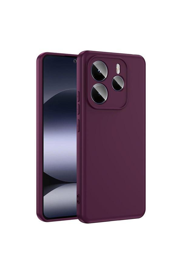 Kılıftech Redmi Note 14 5G Kılıf Kth Mara Lansman Kapak - Koyu Mor - Image 1