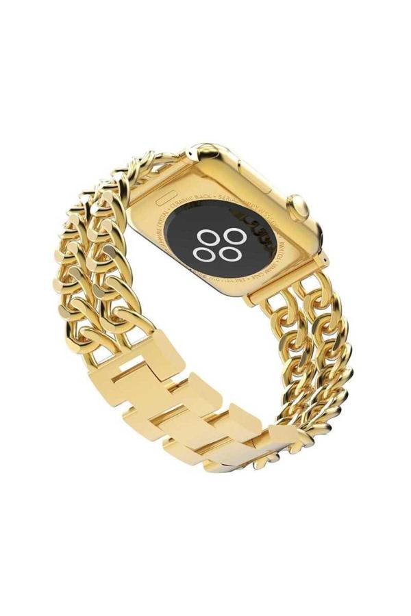 Kılıftech Watch 42Mm Cowboy Metal Zore Kordon-Gold - Image 1