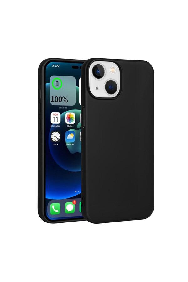 Kılıftech İphone 15 Plus Uyumlu Zore Premier Silikon Kılıf-Siyah - Image 1