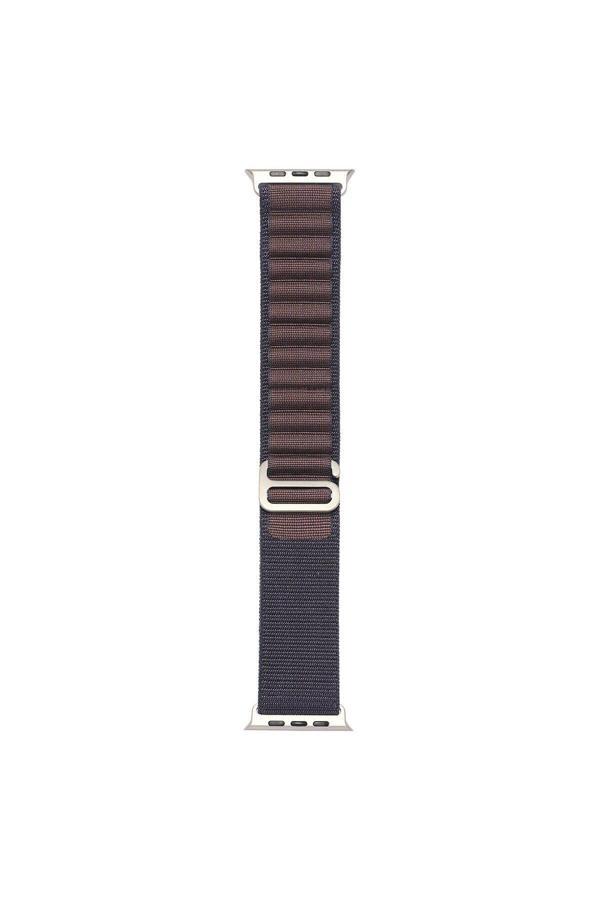 Kılıftech Watch 10 46Mm Uyumlu Zore Krd-74 Hasır Kordon-Koyu Mor - Image 1