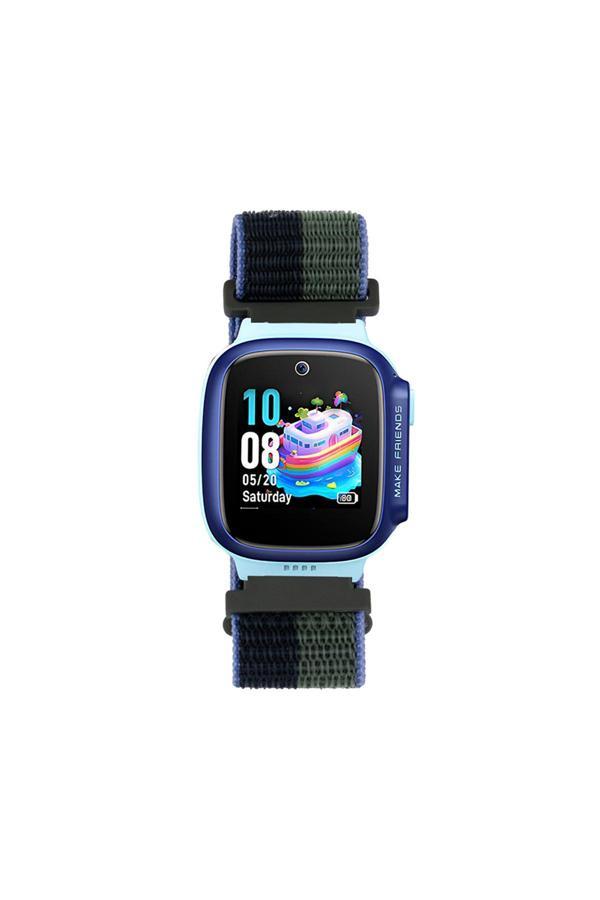 Zeyline Huawei Watch Gt5 Pro 42Mm Zore Krd-03 Çocuklara Özel Hasır Kordon - Siyah-Yeşil - Image 1