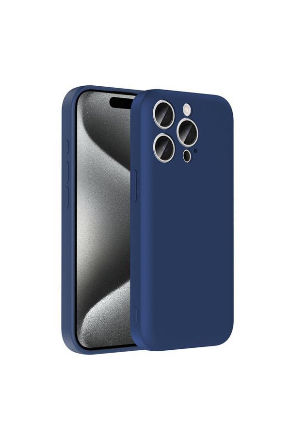 Kılıftech İphone 15 Pro Max Kılıf Kamera Korumalı Kartlık Hazneli Kth Vitra Kapak - Kahverengi - Image 1
