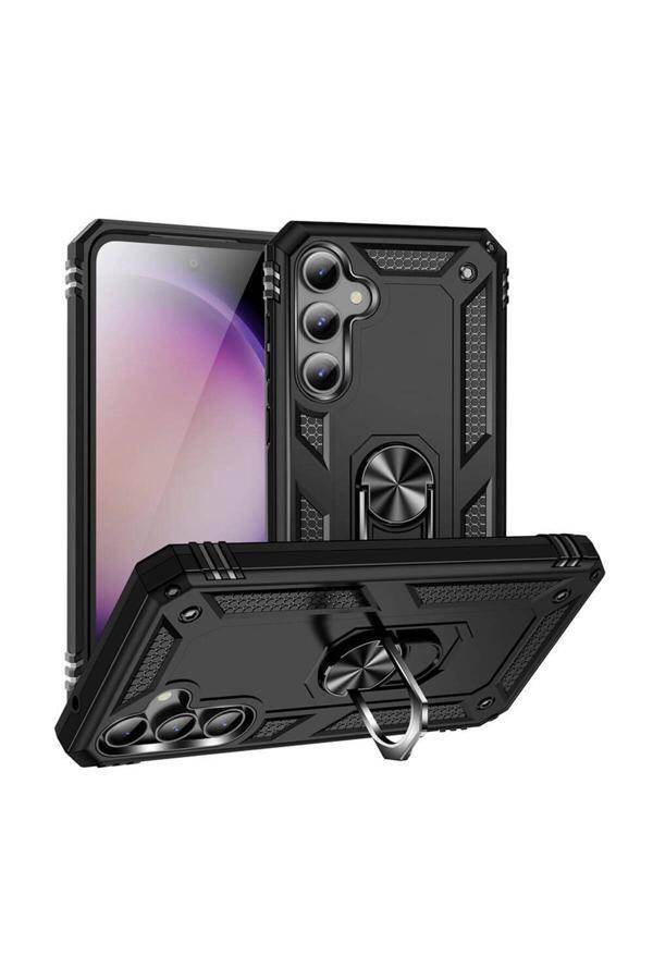Kılıftech Galaxy S23 Fe Uyumlu Zore Vega Kılıf-Siyah - Image 1