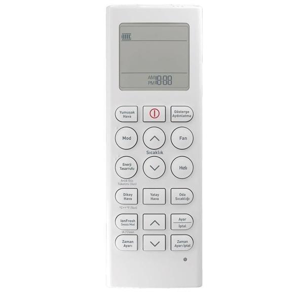 Arçelik Beko LG Uyumlu Klima Kumandası- Türkçe Tuş takımlı - Image 1