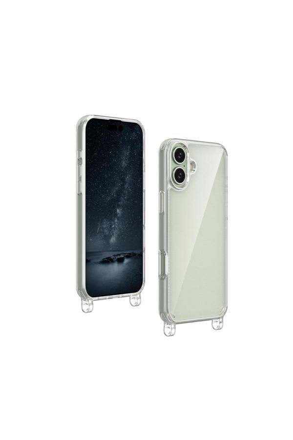 Kılıftech İphone 16 Uyumlu Kılıf Zore X-Rop Kapak-Şeffaf - Image 1