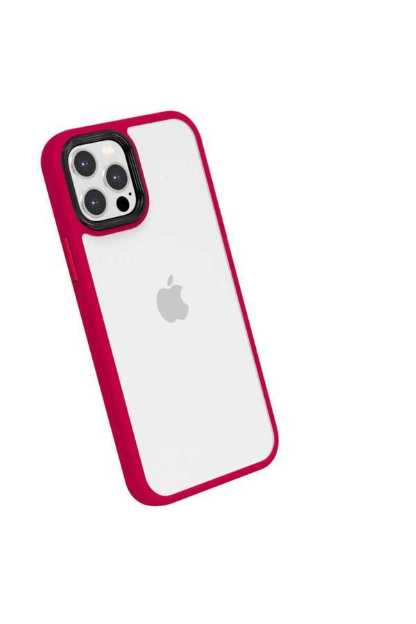 Kılıftech İphone 13 Pro Uyumlu  Cann Kılıf-Kırmızı - Image 1