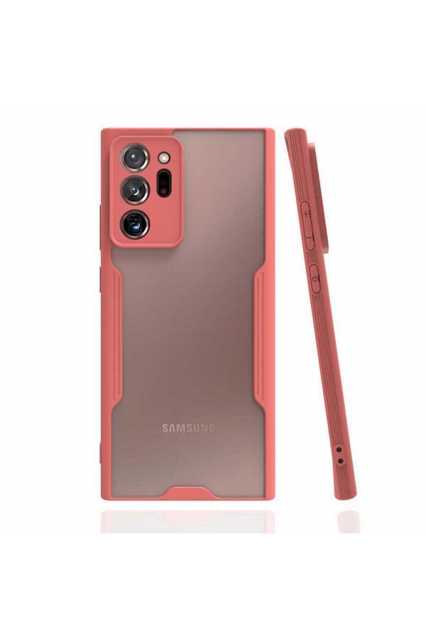 Kılıftech Galaxy Note 20 Ultra Uyumlu Zore Parfe Kılıf-Pembe - Image 1
