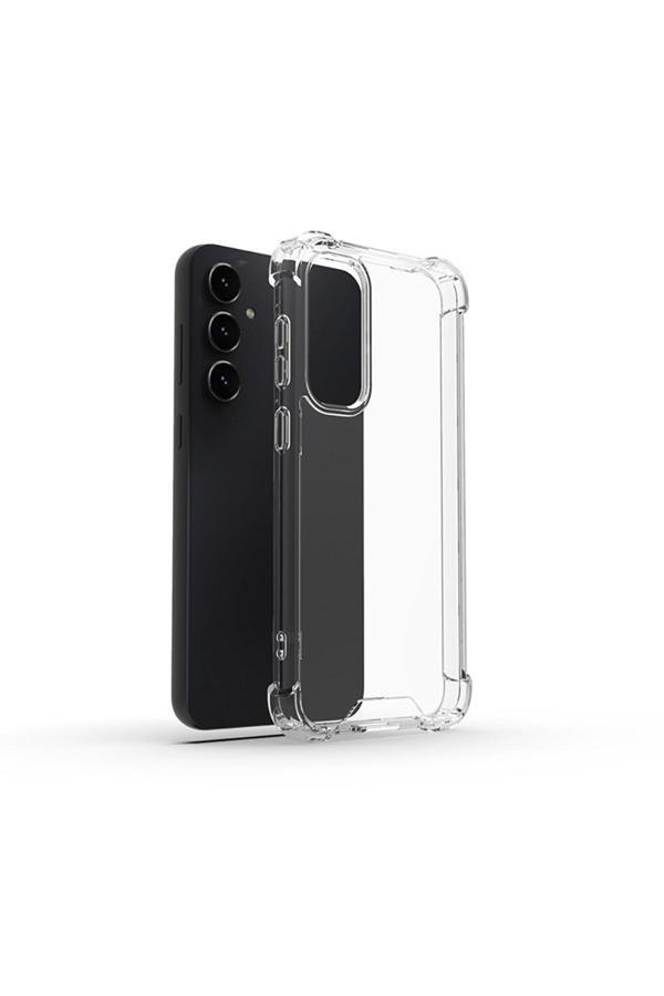 Kılıftech Galaxy S24 Fe Uyumlu Kılıf Zore Nitro Anti Shock Silikon-Şeffaf - Image 1