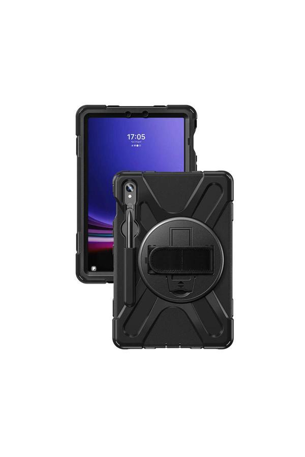 Kılıftech Galaxy Tab S9 Fe Zore Defender Tablet Silikon - Siyah - Image 1