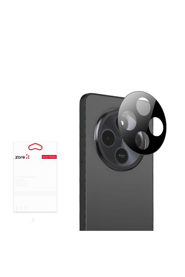 Kılıftech Xiaomi Redmi 14C 4G Uyumlu Zore 3D Kamera Camı-Siyah - Image 1