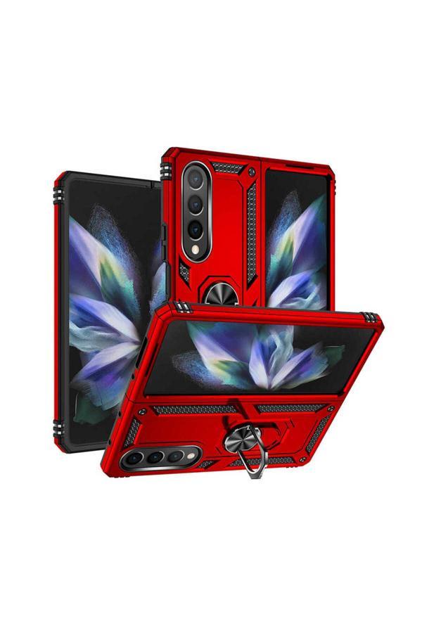 Kılıftech Galaxy Z Fold 4 Uyumlu Zore Vega Kılıf-Kırmızı - Image 1
