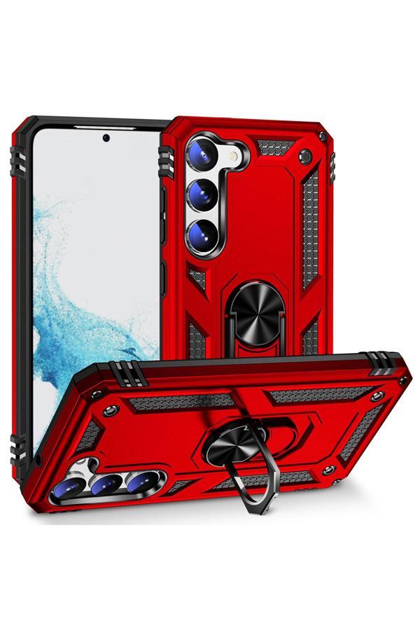 Kılıftech Galaxy S23 Plus Uyumlu Zore Vega Kılıf-Kırmızı - Image 1