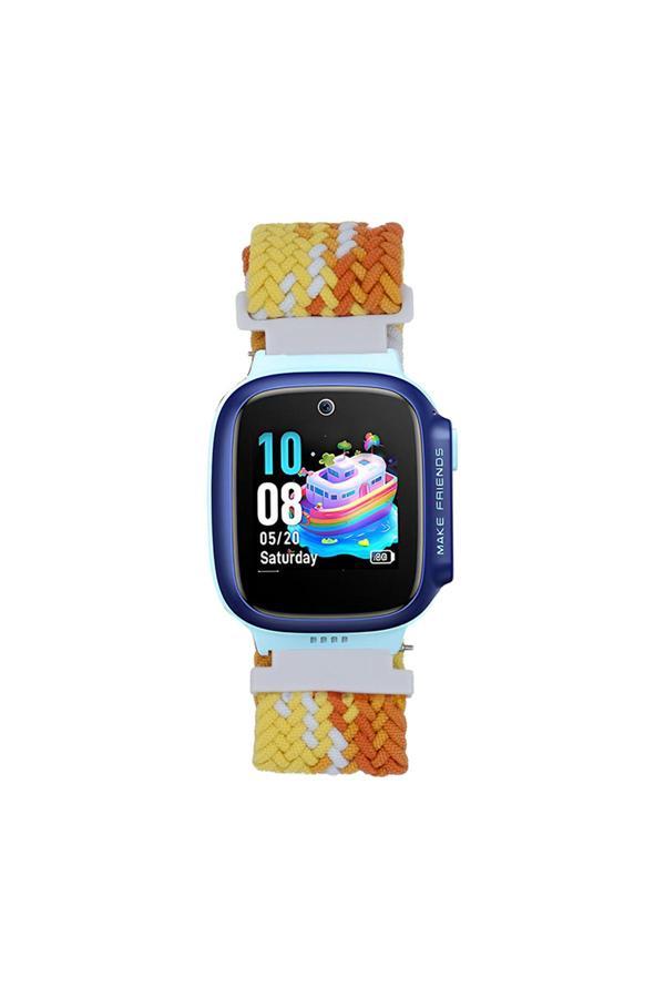 Zore Huawei Gt4 41Mm Tqr Krd-139 18Mm Çocuklara Özel Örgü Kordon - Sarı - Image 1