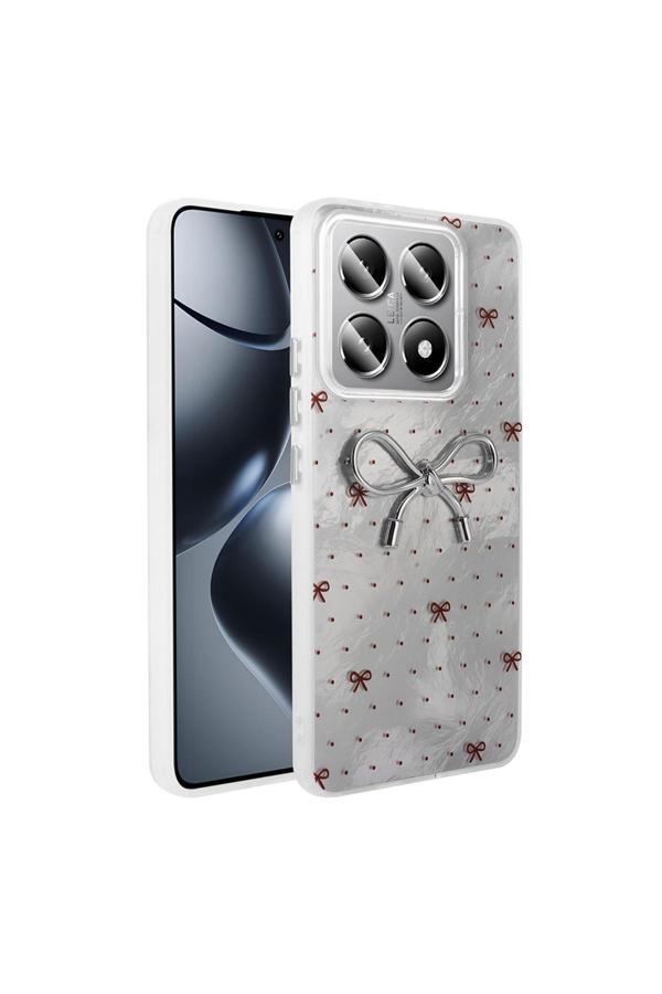 Kılıftech 14T Pro Kılıf Kamera Korumalı Figürlü Zore Ponti Silikon Kapak - Açık Mavi - Image 1