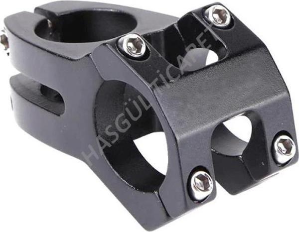  Hsgl Bisiklet Siyah Alüminyum Gidon Boğazı  30 mm 31.8-28.6 Bisiklet Gidon Boğazı Siyah - Image 1