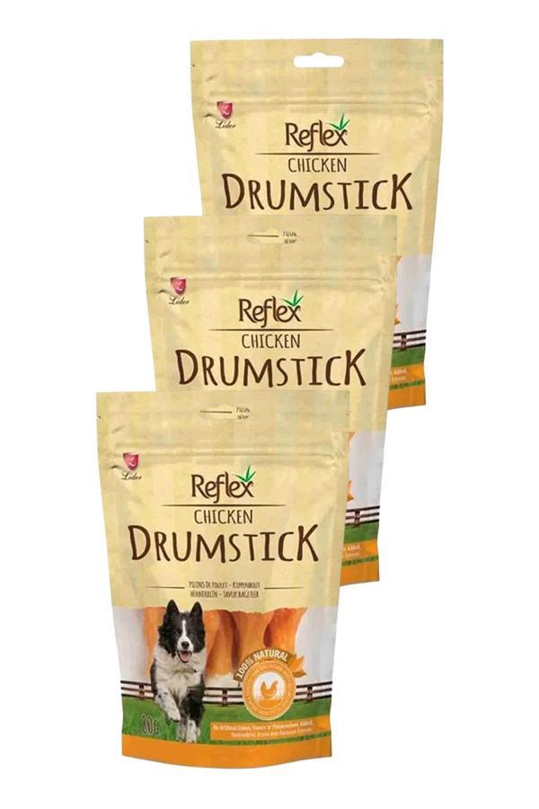 Drumstick Tavuk Baget Köpek Ödül Maması 80gr Üçlü Paket - Image 1