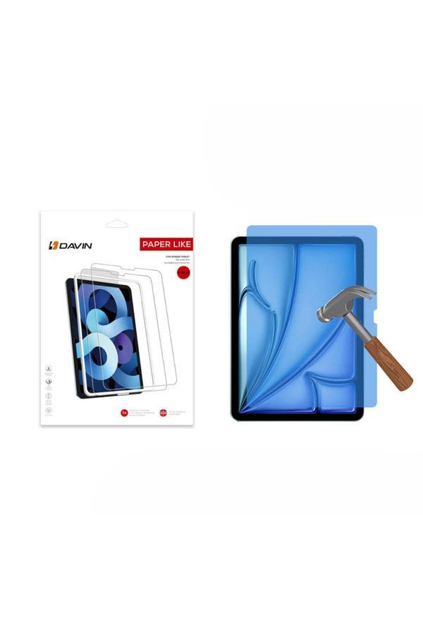 Kılıftech İpad Air 13 2024 Kağıt Hisli Mat Uyumlu Davin Paper Like Ekran Koruyucu-Şeffaf - Image 1