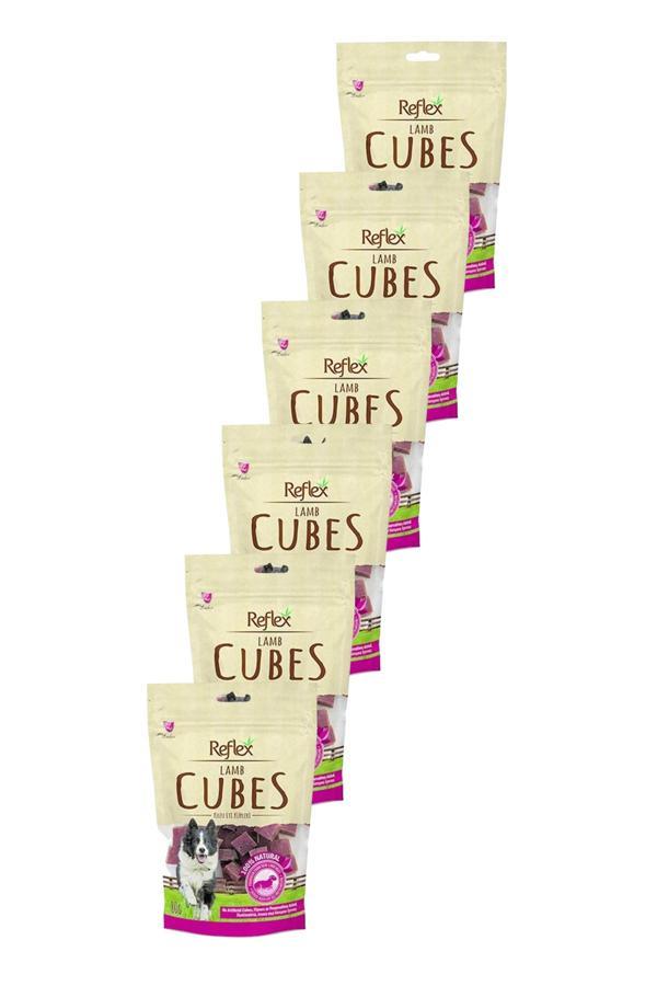 Cubes Küp Şeklinde Kuzu Eti  Köpek Ödül Maması 80gr Altılı Paket - Image 1