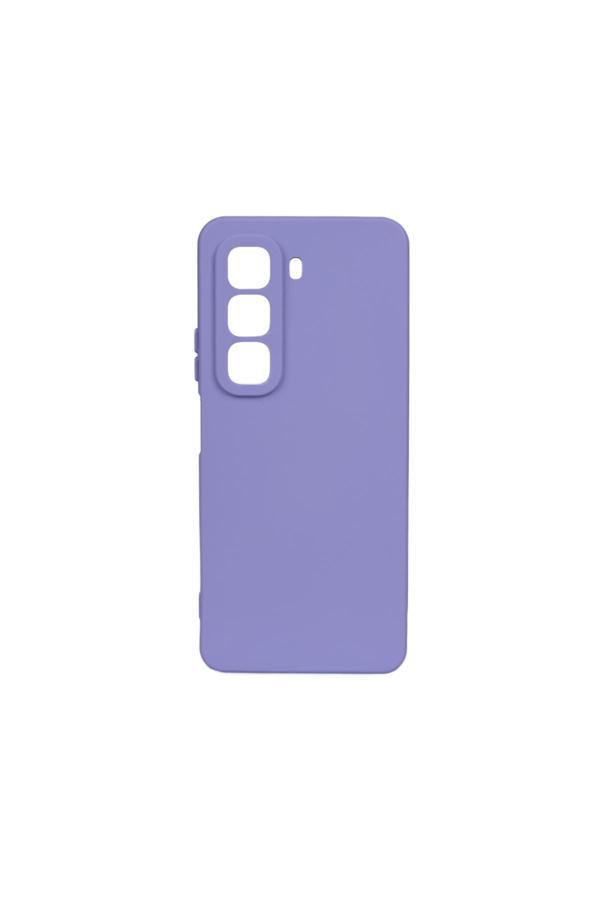 Kılıftech İnfinix Hot 50 5G Kılıf Zore Biye Silikon - Lila - Image 1