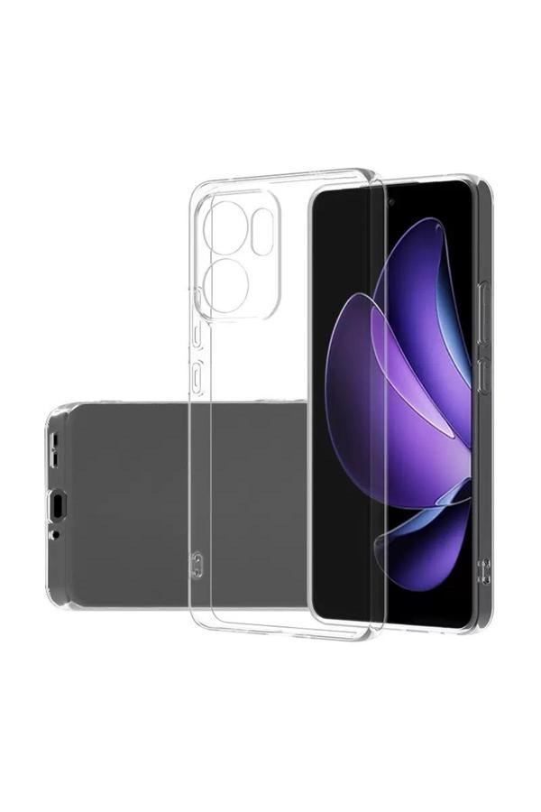 Kılıftech Reno 13F 5G Kılıf Kth Süper Silikon Kapak - Şeffaf - Image 1