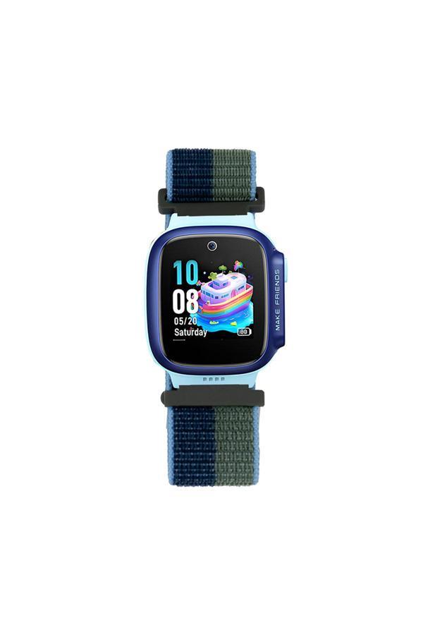 Zore Huawei Watch Gt5 Pro 42Mm Krd-03 Çocuklara Özel Hasır Kordon - Lacivert-Yeşil - Image 1