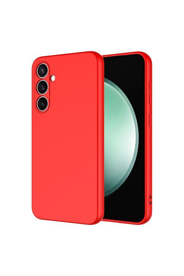 Kılıftech Galaxy S25 Uyumlu Kılıf Zore Mara Lansman Kapak-Kırmızı - Image 1
