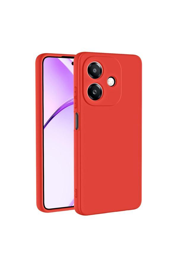 Kılıftech Oppo A3 Uyumlu Kılıf Zore Mara Lansman Kapak-Kırmızı - Image 1