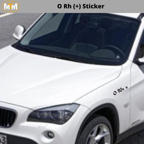 0 Rh (+) Sticker - Image 1