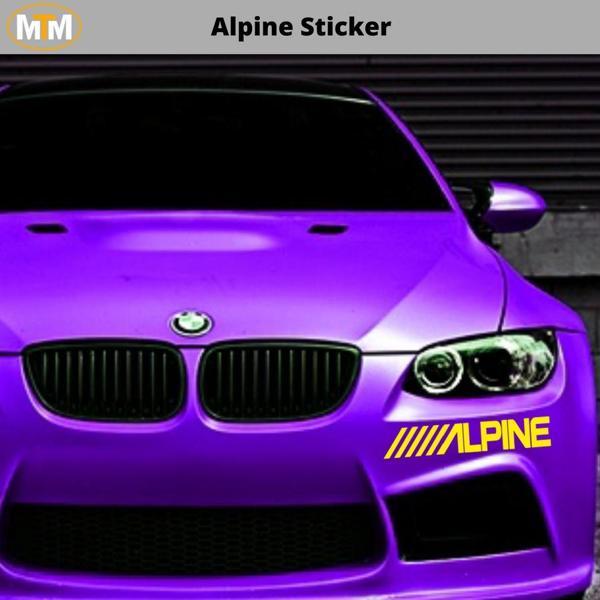 Alpine Oto Sticker 15 CM - Image 1