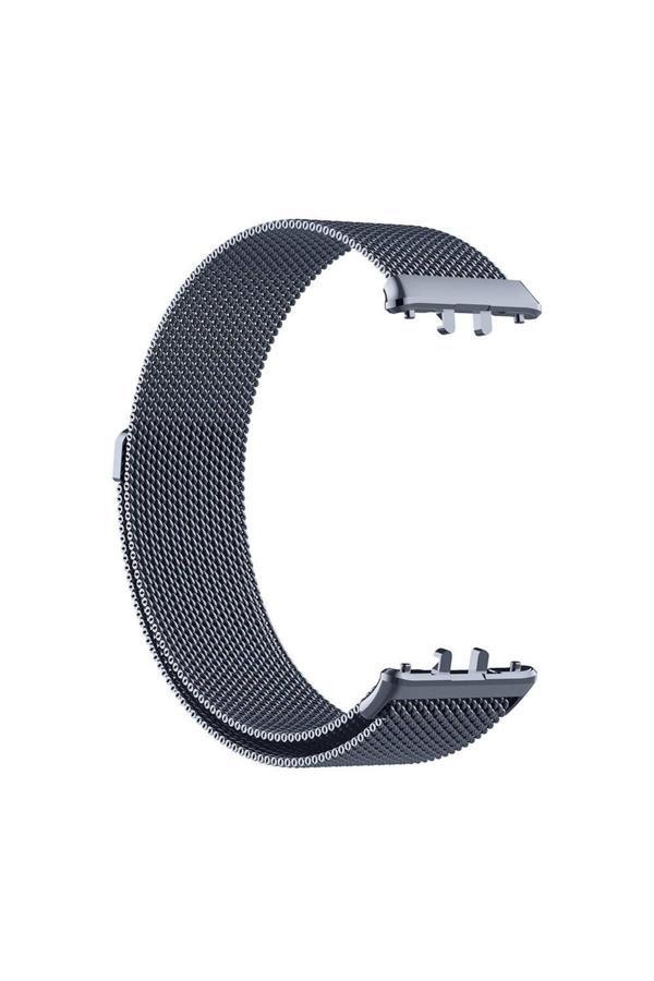 Zore Galaxy Fit 3 Clo Krd-01 Metal Kordon-Gri - Image 1