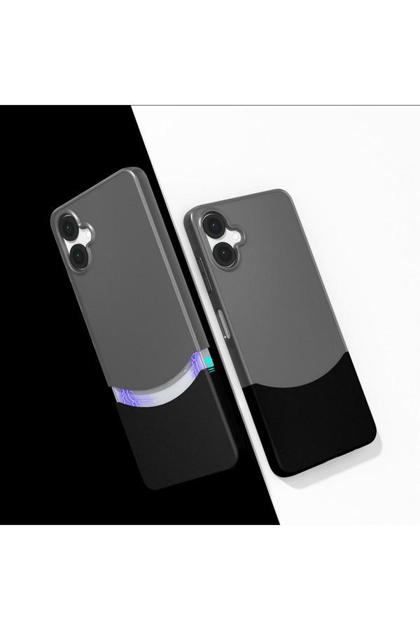 Kılıftech Galaxy A06 Kılıf Mıknatıslı Kth Duble Kapak - Siyah - Image 1