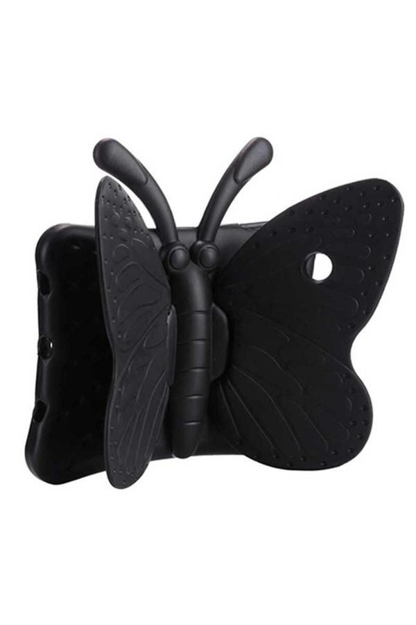 Noir318 İpad 10.2 (8.Nesil) Zore Butterfly Standlı Tablet Kılıf - Siyah - Image 1