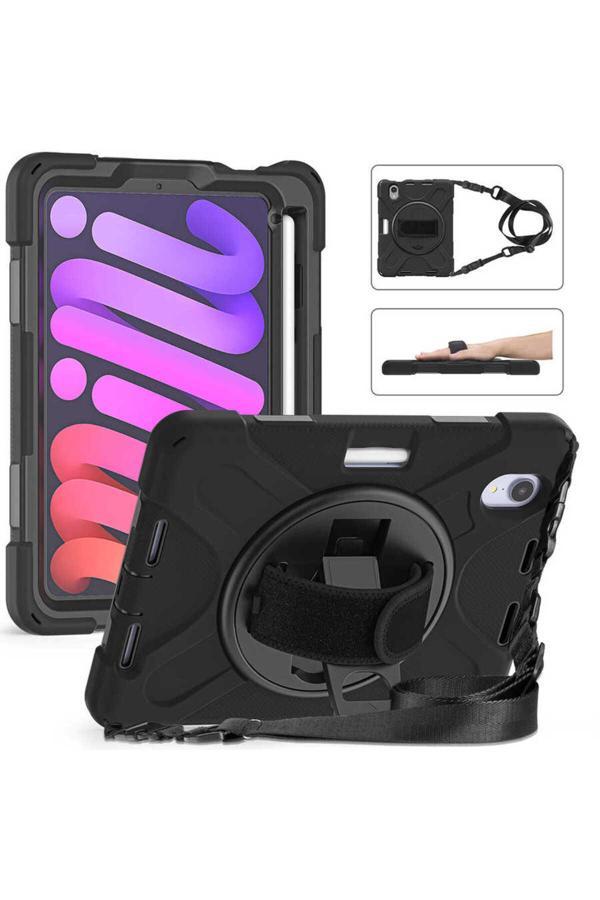 Noir318 İpad Mini 2021 (6.Nesil) Zore Defender Tablet Silikon - Siyah - Image 1