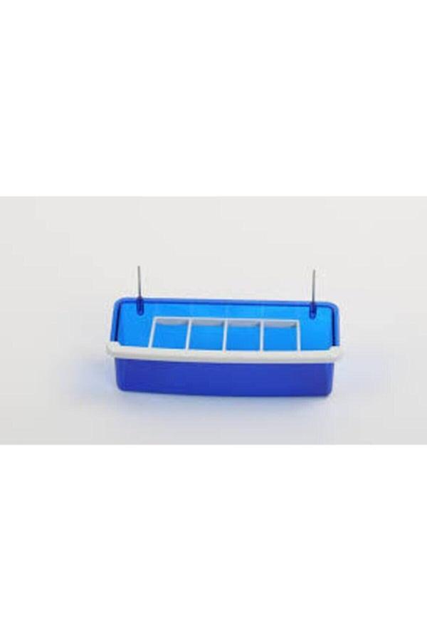 Muhtelif Kuş Ve Papağan Yemliği 15 Cm Izgaralı Şeffaf Lüx - Image 1