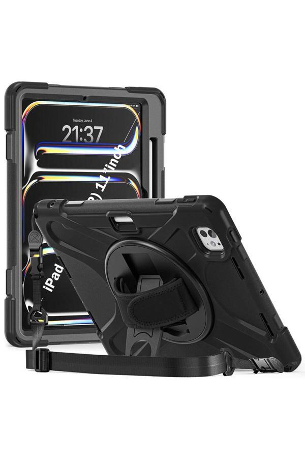 Zeyline İpad Pro 11 2024 Zore Defender Tablet Silikon - Siyah - Image 1