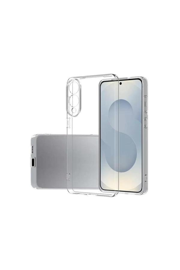 Zore Galaxy S25 Edge Kılıf Sys Süper Silikon Kapak - Şeffaf - Image 1