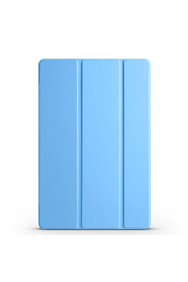 Kılıftech Galaxy Tab A9 Plus Uyumlu Zore Smart Cover Standlı 1-1 Kılıf-Mavi - Image 1
