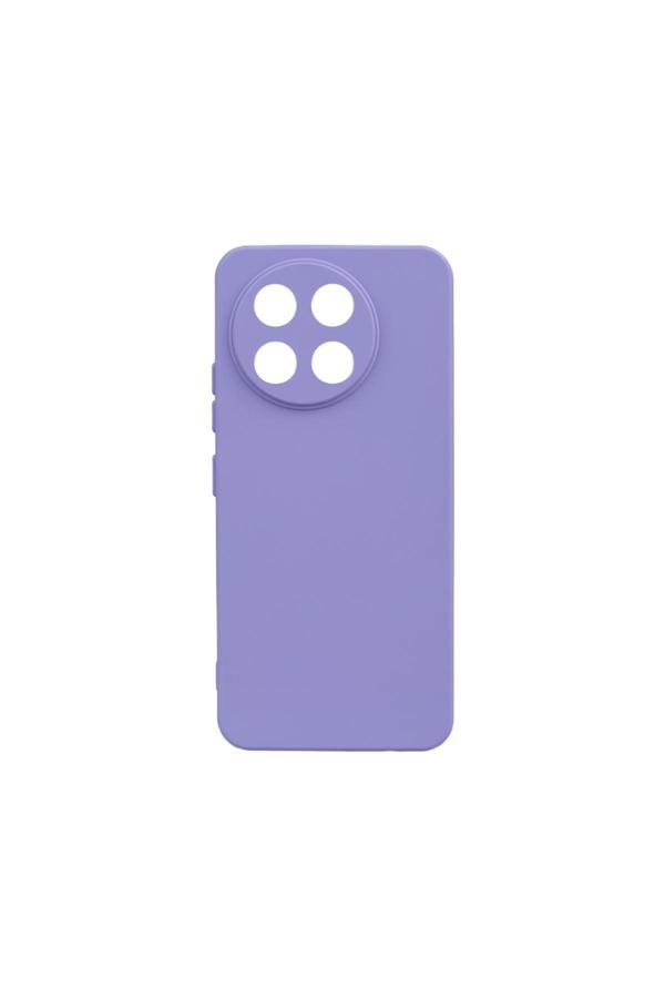 Kılıftech Tecno Spark 30 Pro Kılıf Kth Biye Silikon - Lila - Image 1