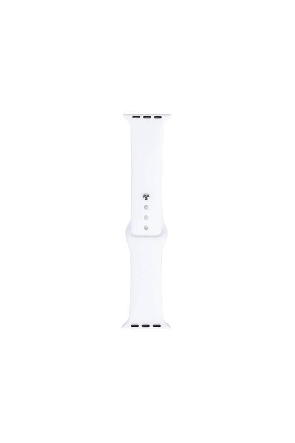 Szr Store Watch 42Mm Band Serisi Klasik Kordon Silikon Strap Kayış-Beyaz - Image 1