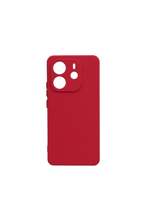 Zeyline Redmi Note 14 4G Kılıf Zyl Biye Silikon - Kırmızı - Image 1