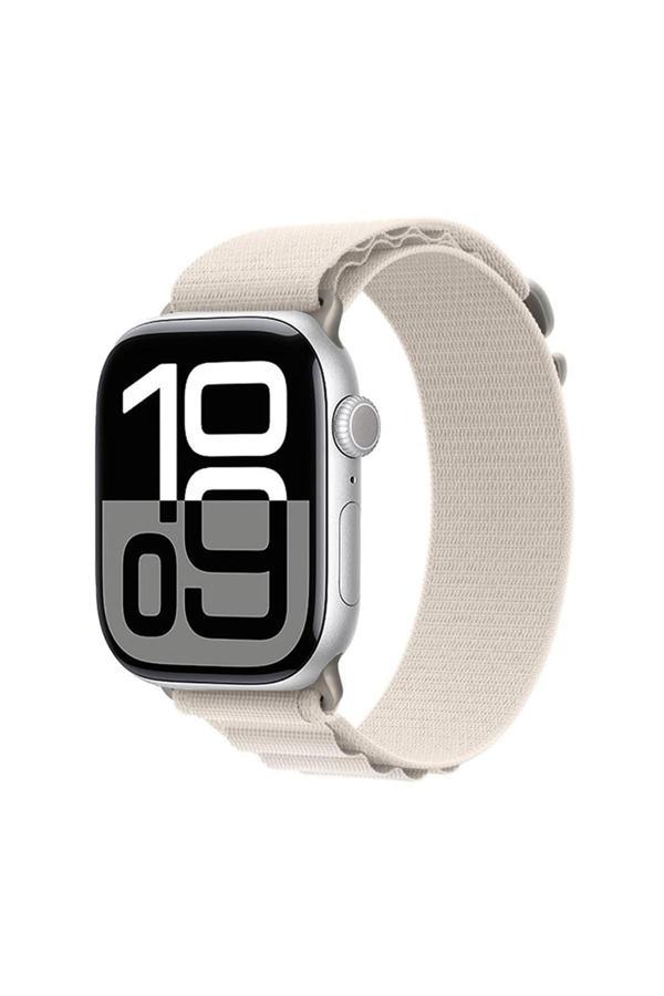 Wenixs Watch 10 42Mm Uyumlu Wnx Krd-74 Hasır Kordon-Beyaz - Image 1